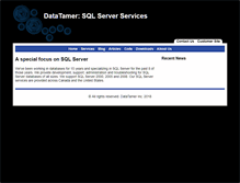 Tablet Screenshot of datatamer.ca
